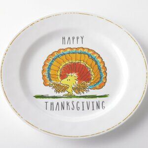 Set of 8 POTTERY BARN KIDS Peanuts® Snoopy® Thanksgiving Melamine Charger Plates